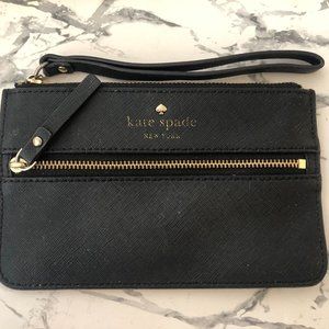 Kate Spade Black Wristlet